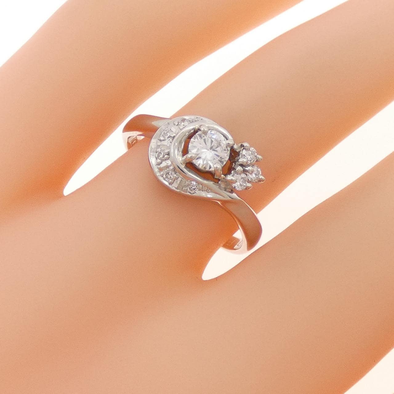 PT900 ダイヤモンド リング 0.21CT