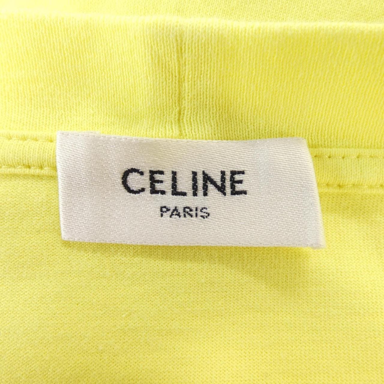 セリーヌ CELINE CELINEプリント クロップドTシャツ 2X761671Q Tシャツ
