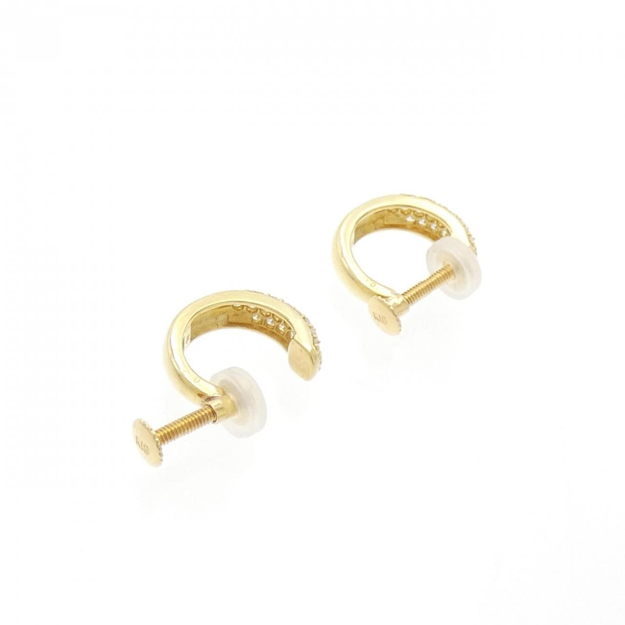 Ginza Tanaka Diamond Earrings 0.30CT