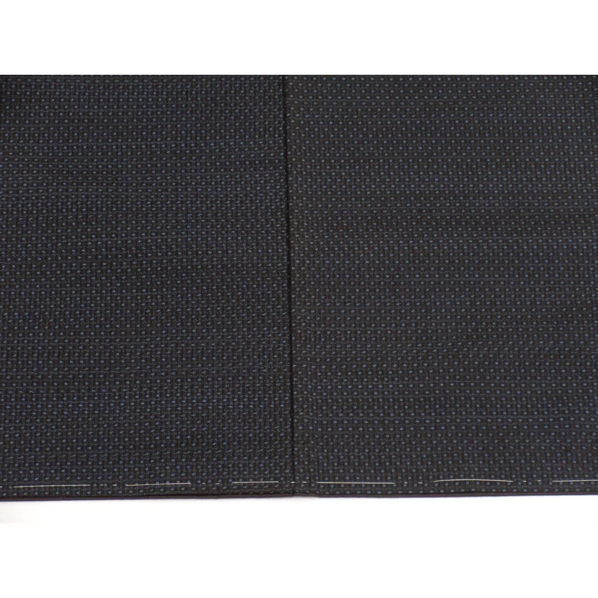 【未使用品】男物【横双大島紬】きもの・羽織　２点セット