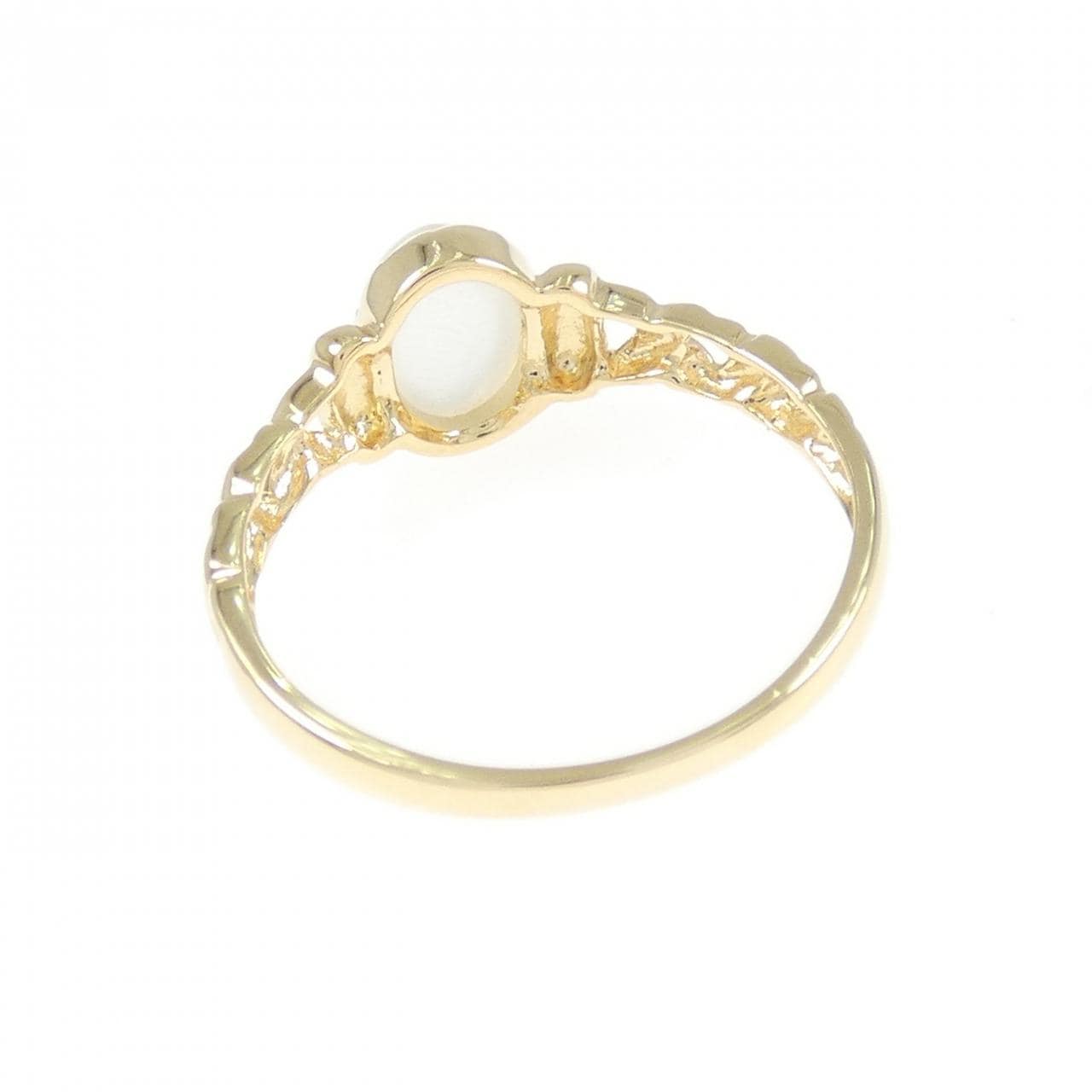 K18YG ムーンストーン リング