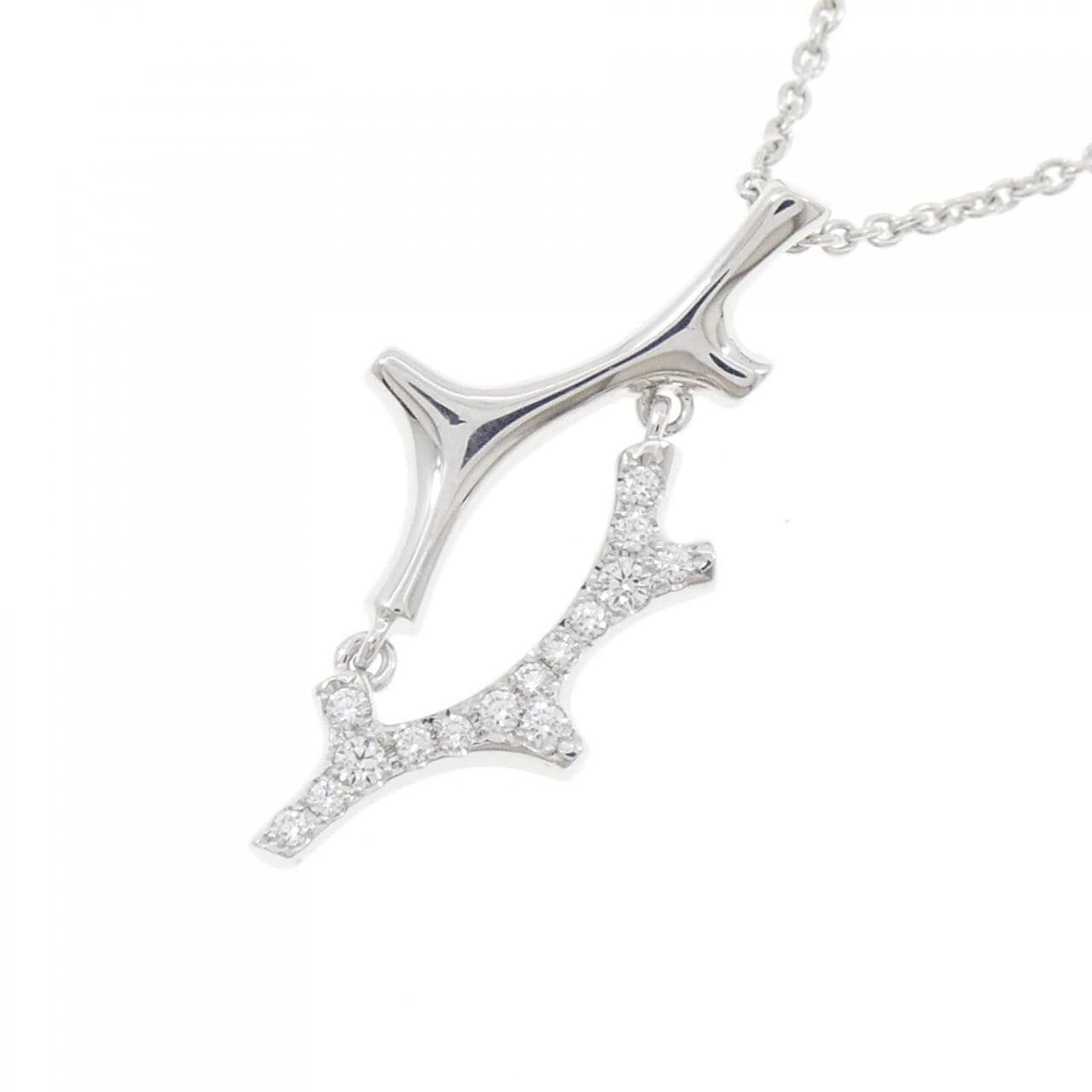 ミキモト ダイヤモンド ネックレス 0.08CT
