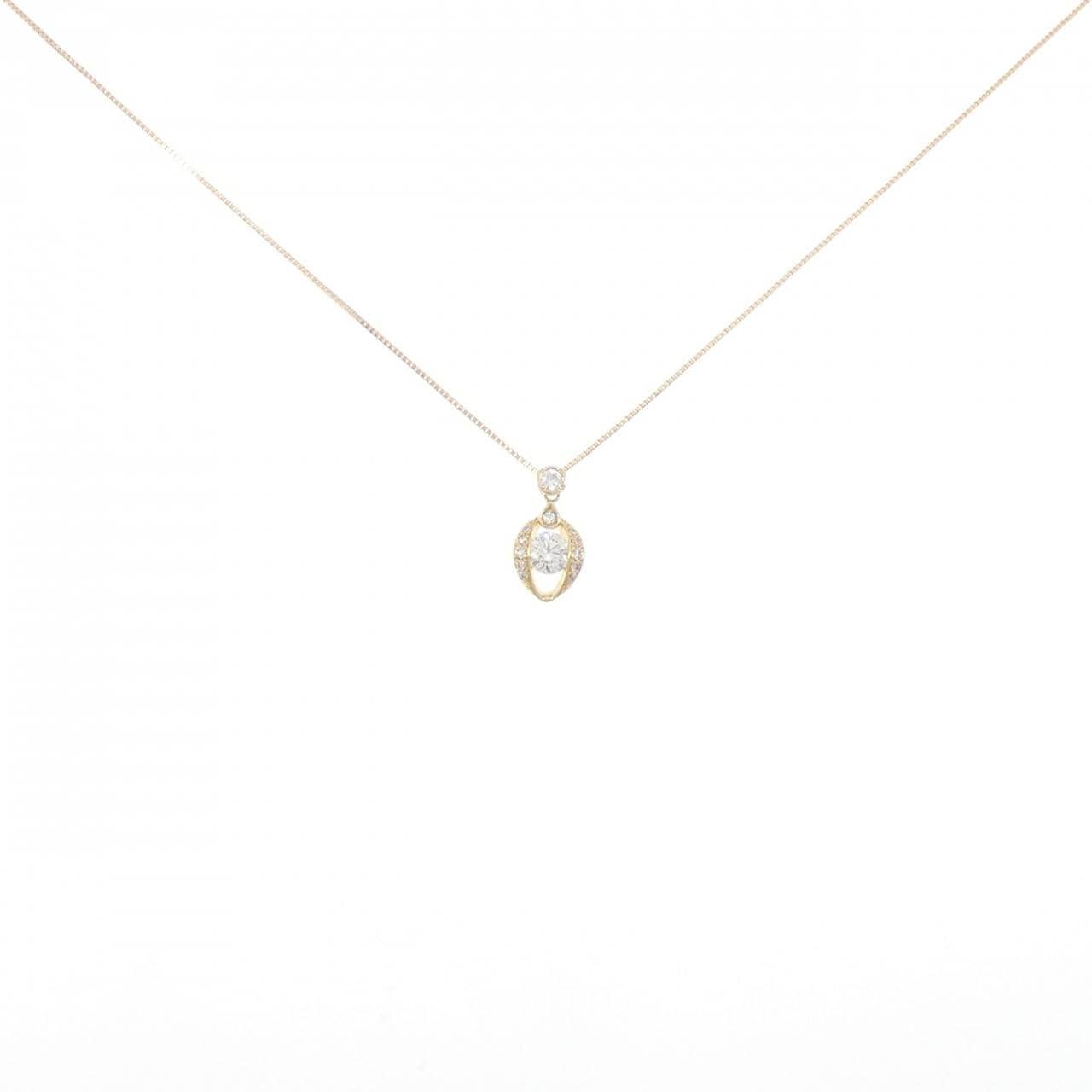 K18YG ダイヤモンド ネックレス 0.234CT