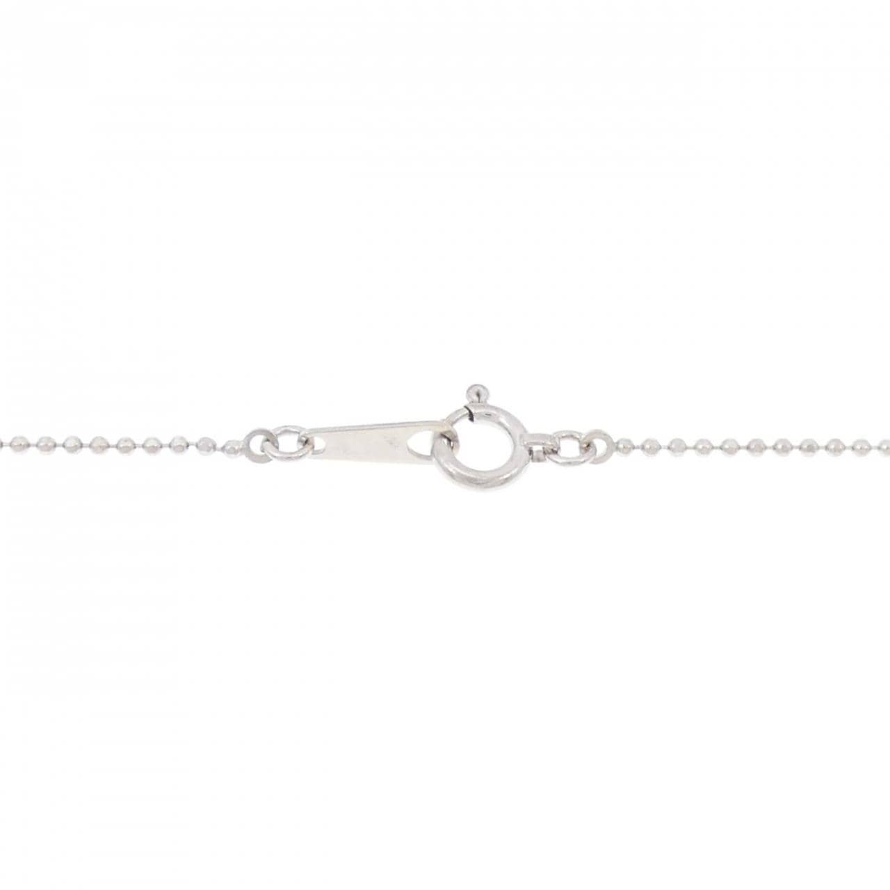 K18WG クロス ダイヤモンド ネックレス 0.10CT