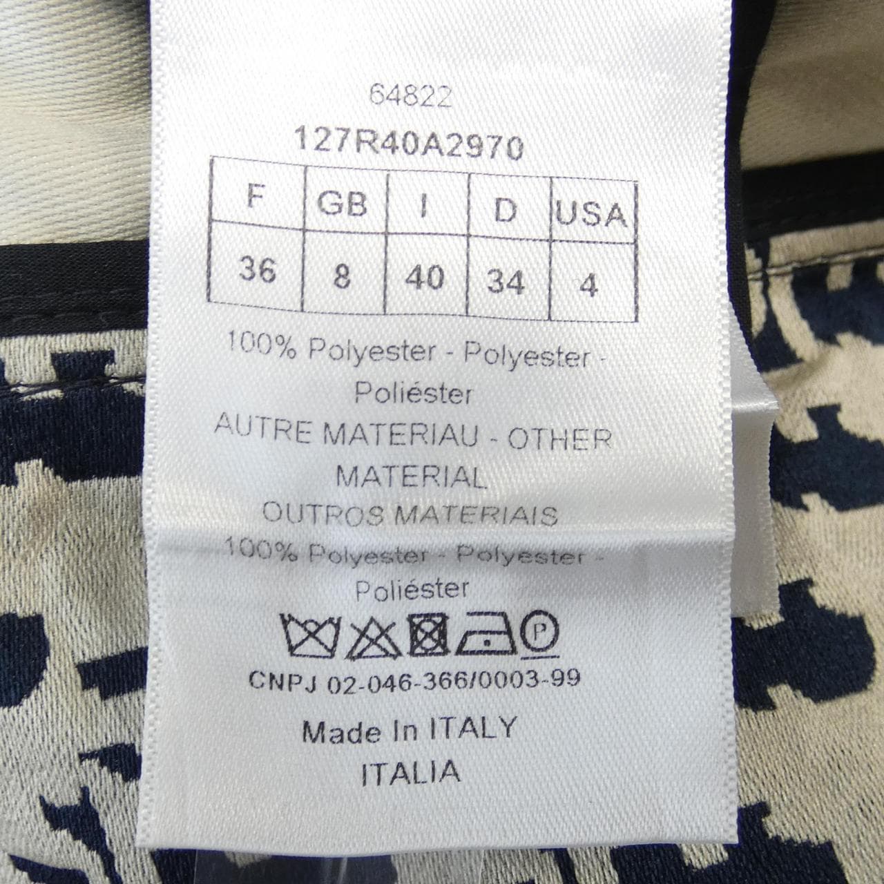 クリスチャンディオール CHRISTIAN DIOR オブリーク テクニカルタフタ 127R40A2970 ワンピース