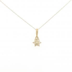 K18YG ダイヤモンド ネックレス 0.14CT