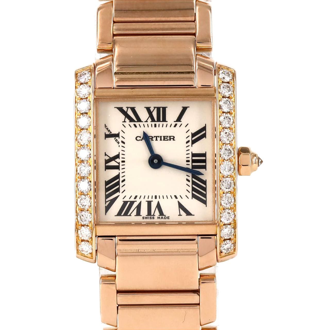 カルティエ タンクフランセーズSM PG/D WE10456H PG･RG クォーツ