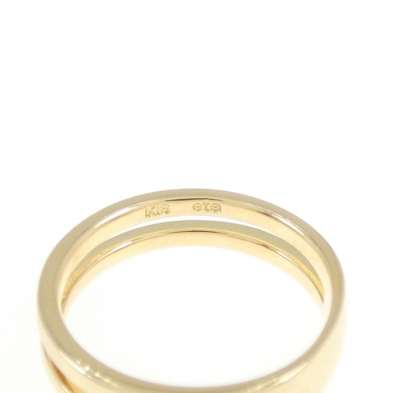 Ethe K18YG Pinky Ring