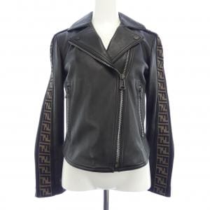 フェンディ FENDI FPJ706 NBA レザーライダースジャケット