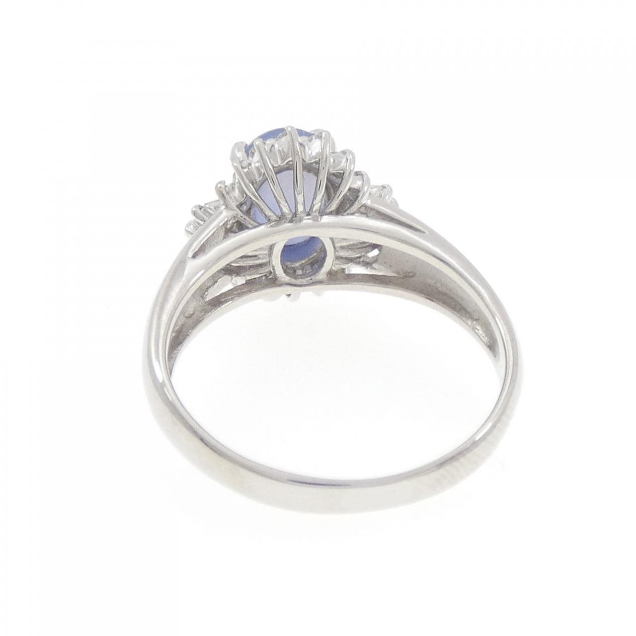 PT900星形藍寶石戒指1.85CT