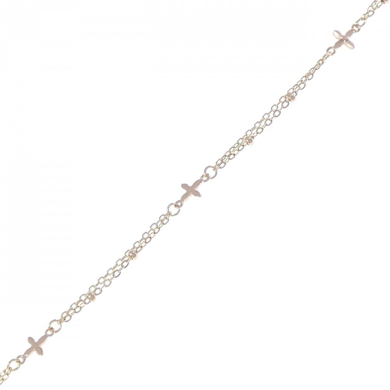585YG/585PG クロス ブレスレット