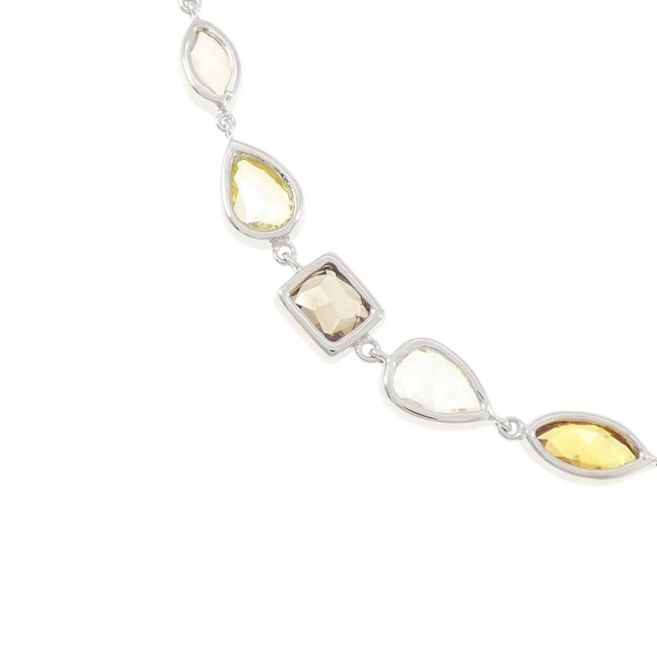 K18WG ダイヤモンド ネックレス 10.17CT
