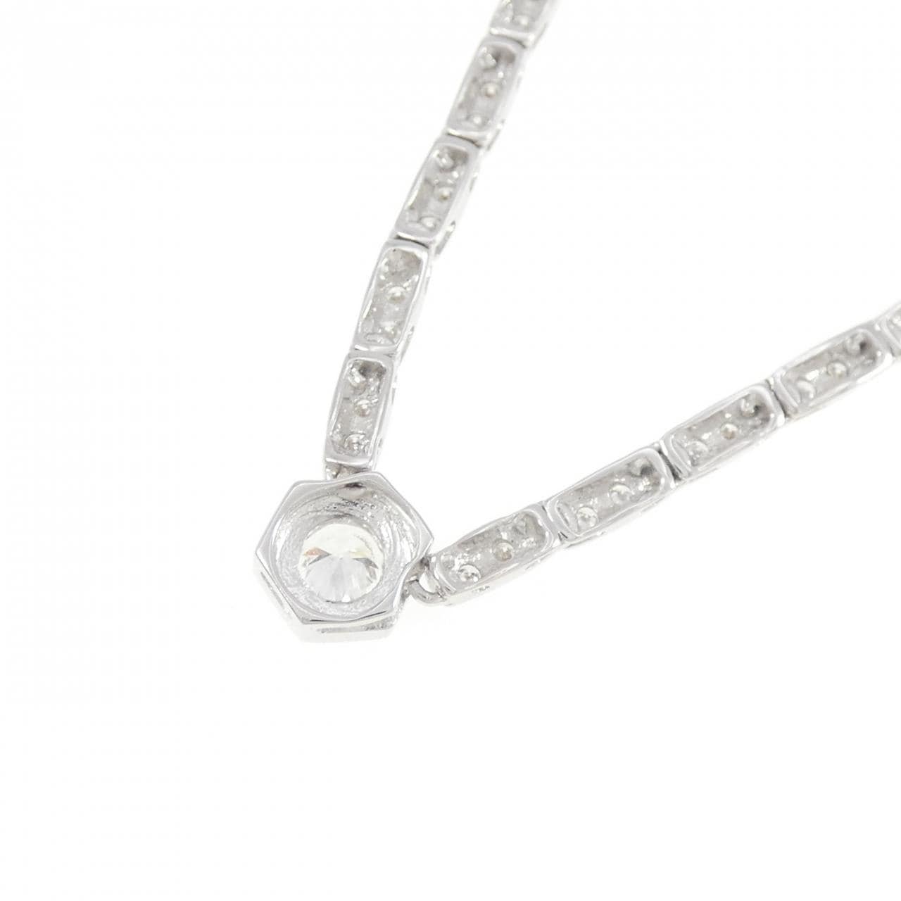 750WG ダイヤモンド ネックレス 0.37CT