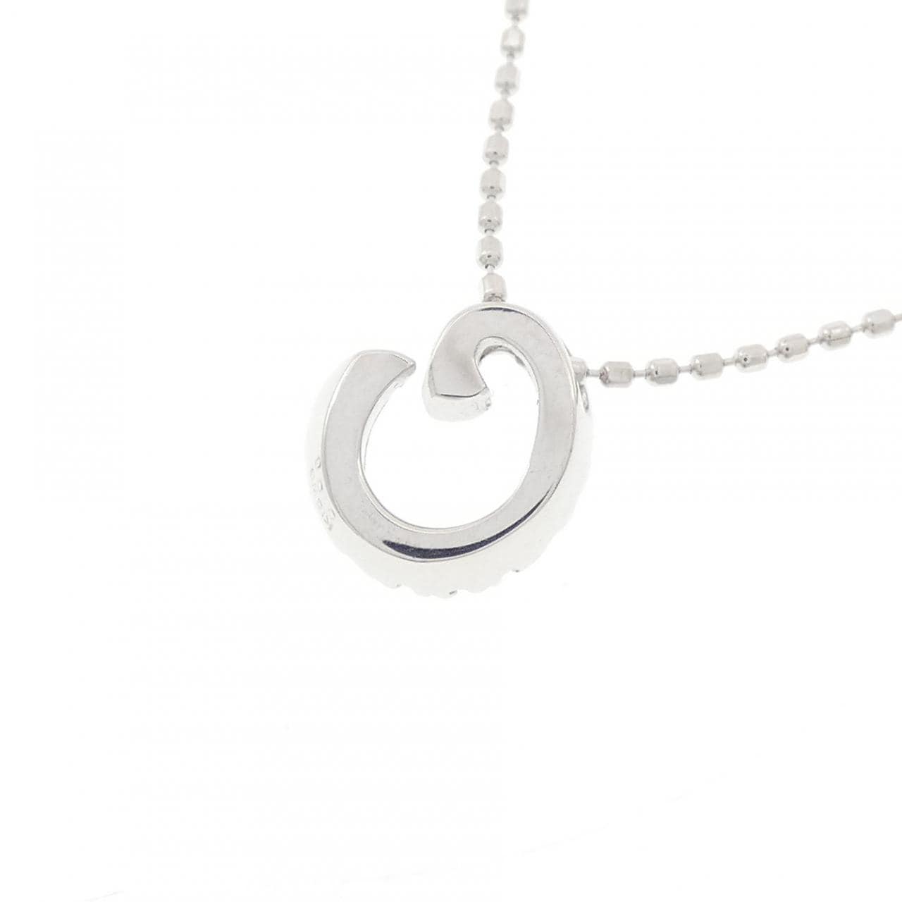 K18WG ダイヤモンド ネックレス 0.08CT