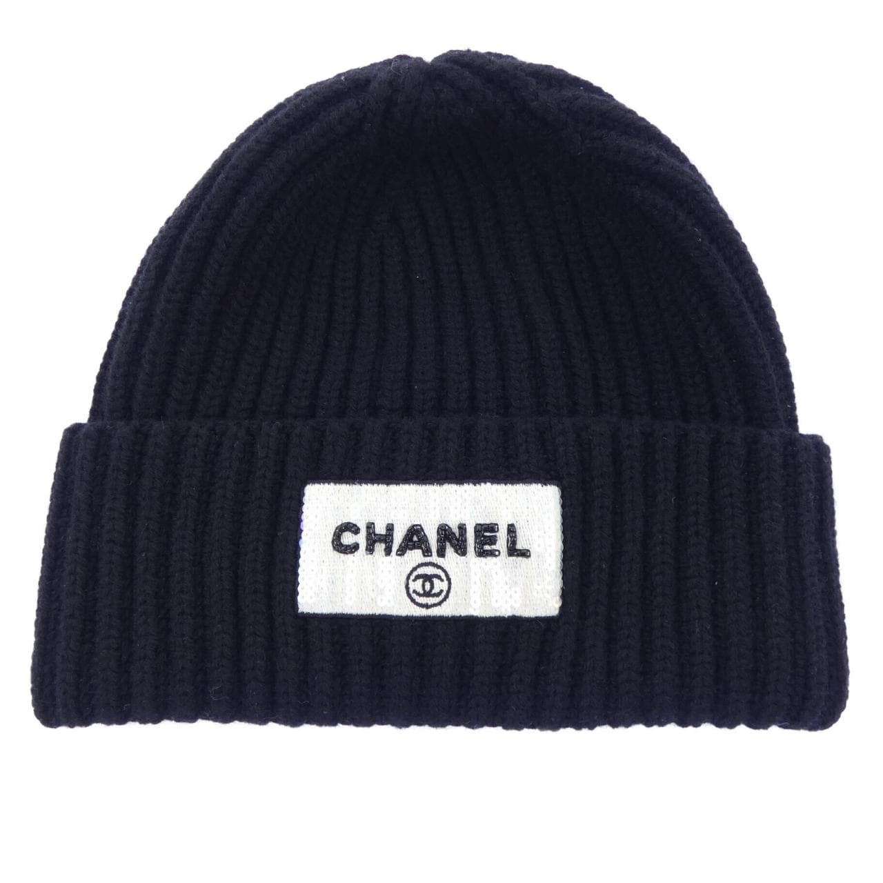 シャネル CHANEL 2次元コード AA9553B13724 ニットキャップ