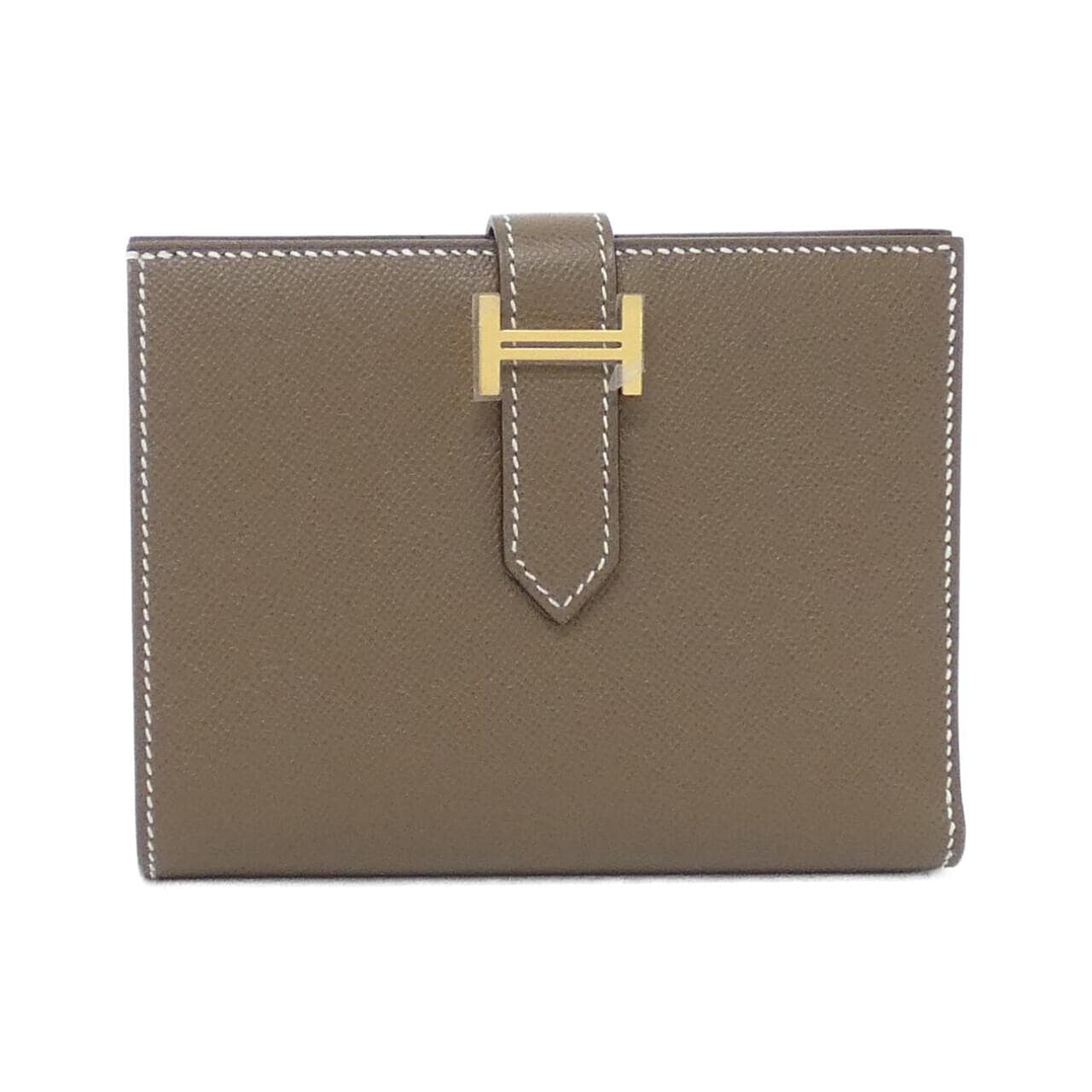 [Unused items] HERMES Bearn Compact 084817CC Wallet