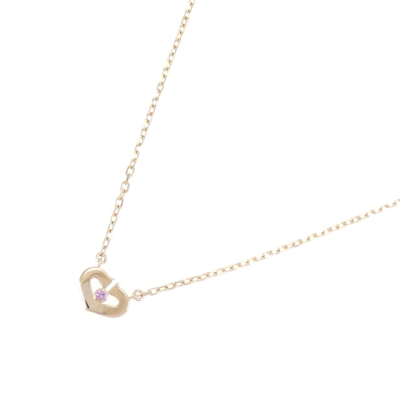 Cartier C heart项链
