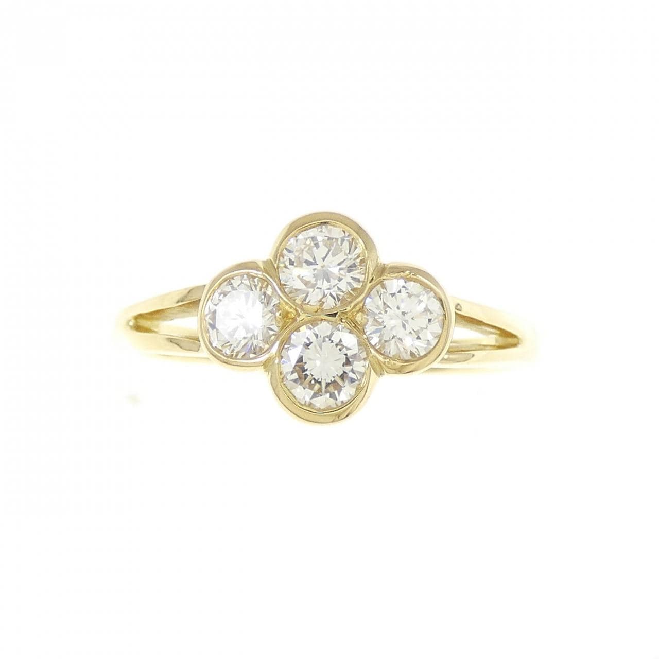 750YG ダイヤモンド リング 0.52CT