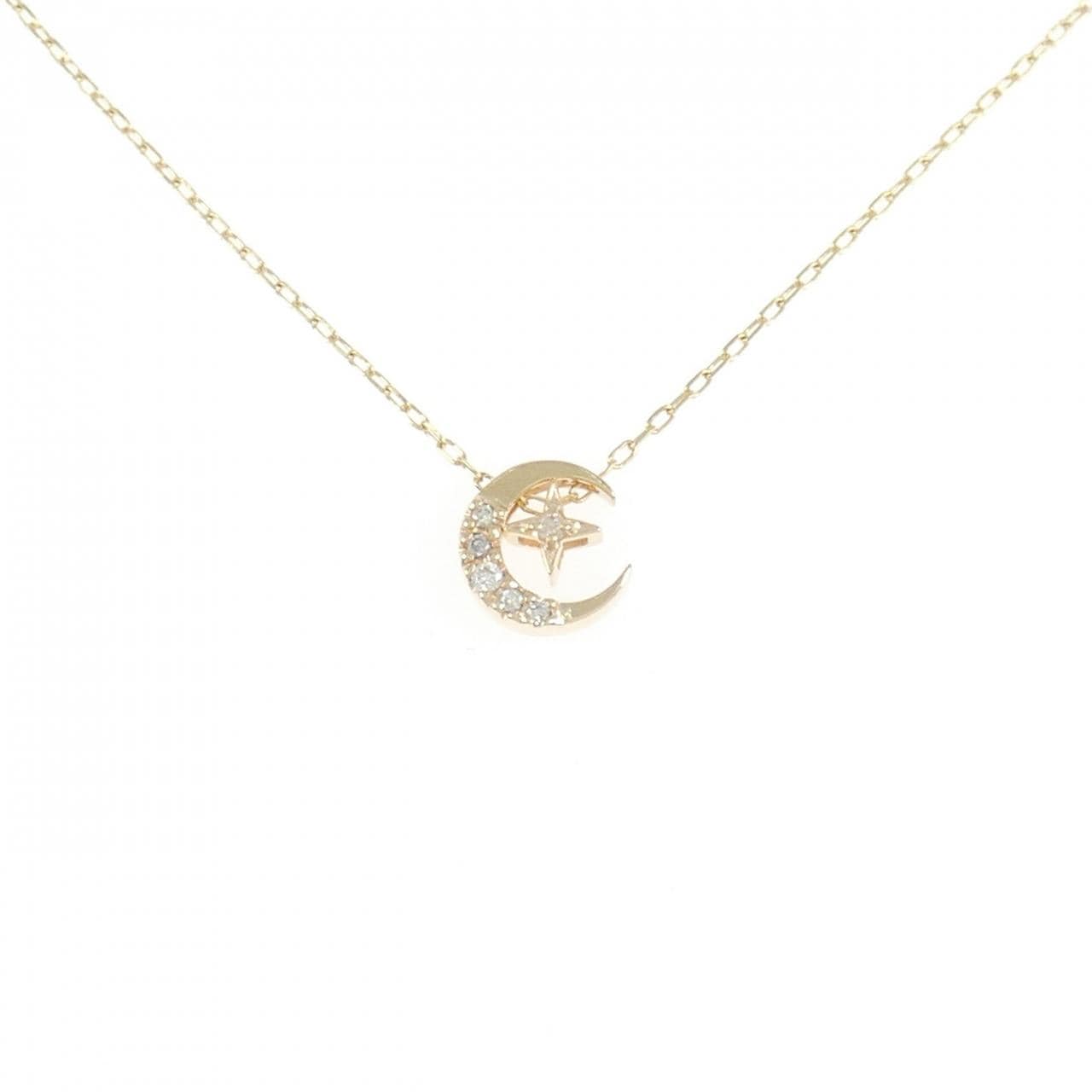 アガット ダイヤモンド ネックレス 0.05CT