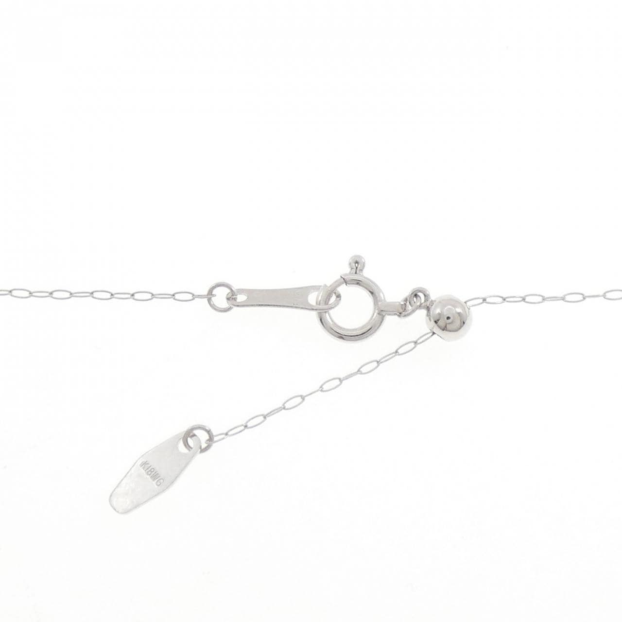 K18WG ヒスイ ネックレス