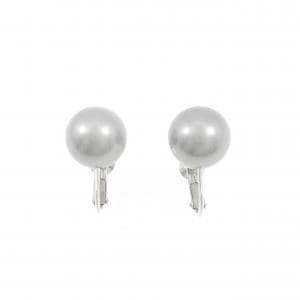 K18WG 黒蝶パール イヤリング 10.8mm