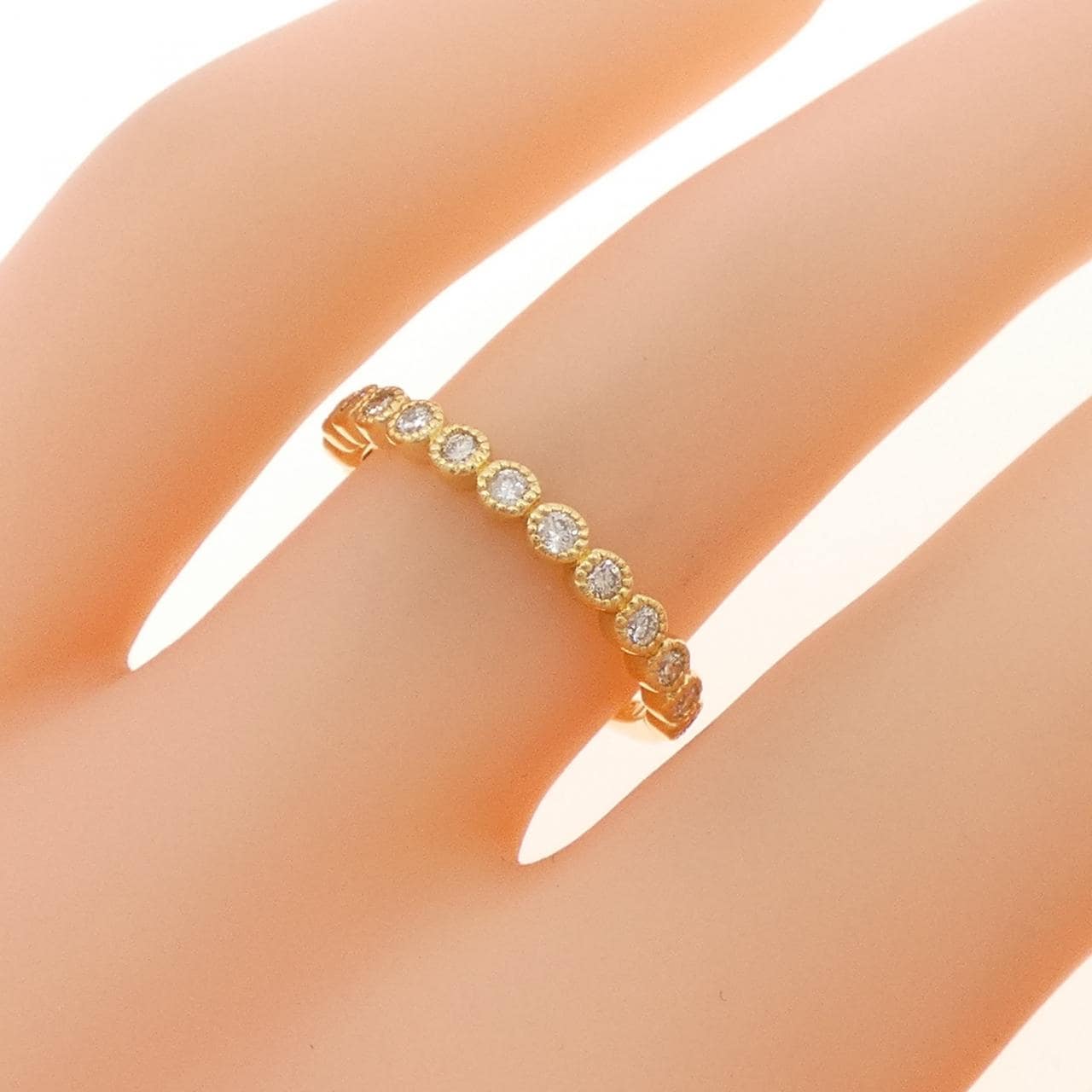 K18YG ダイヤモンド リング 0.20CT