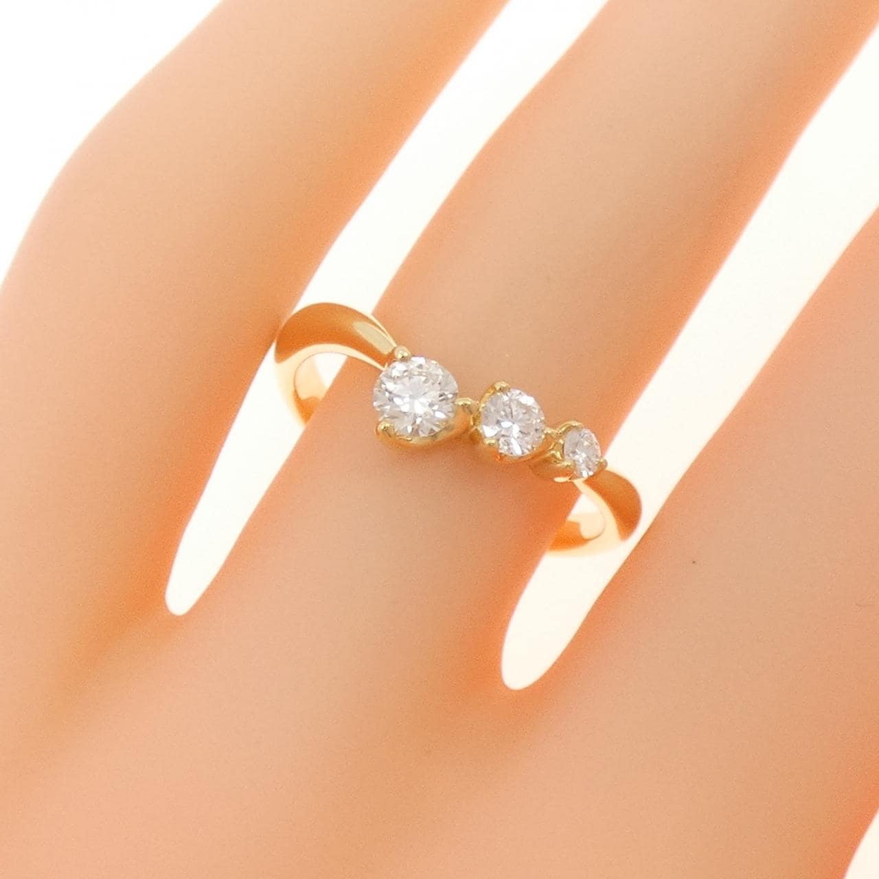 タサキ ダイヤモンド リング 0.37CT