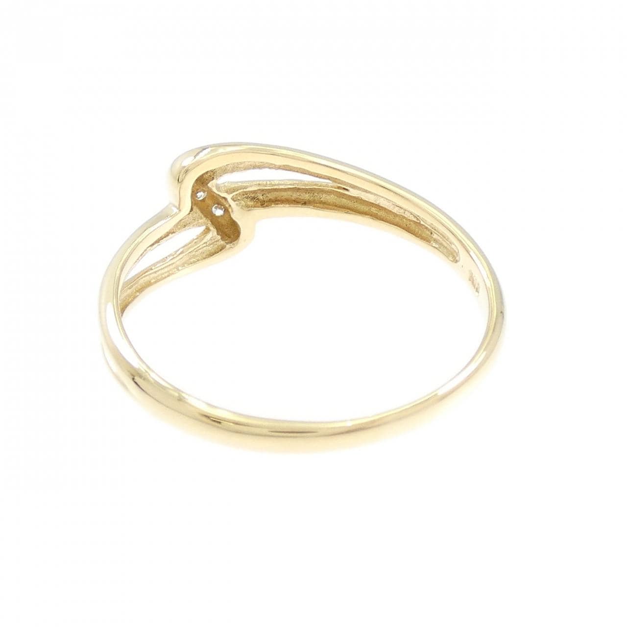 K18YG ダイヤモンド リング 0.03CT