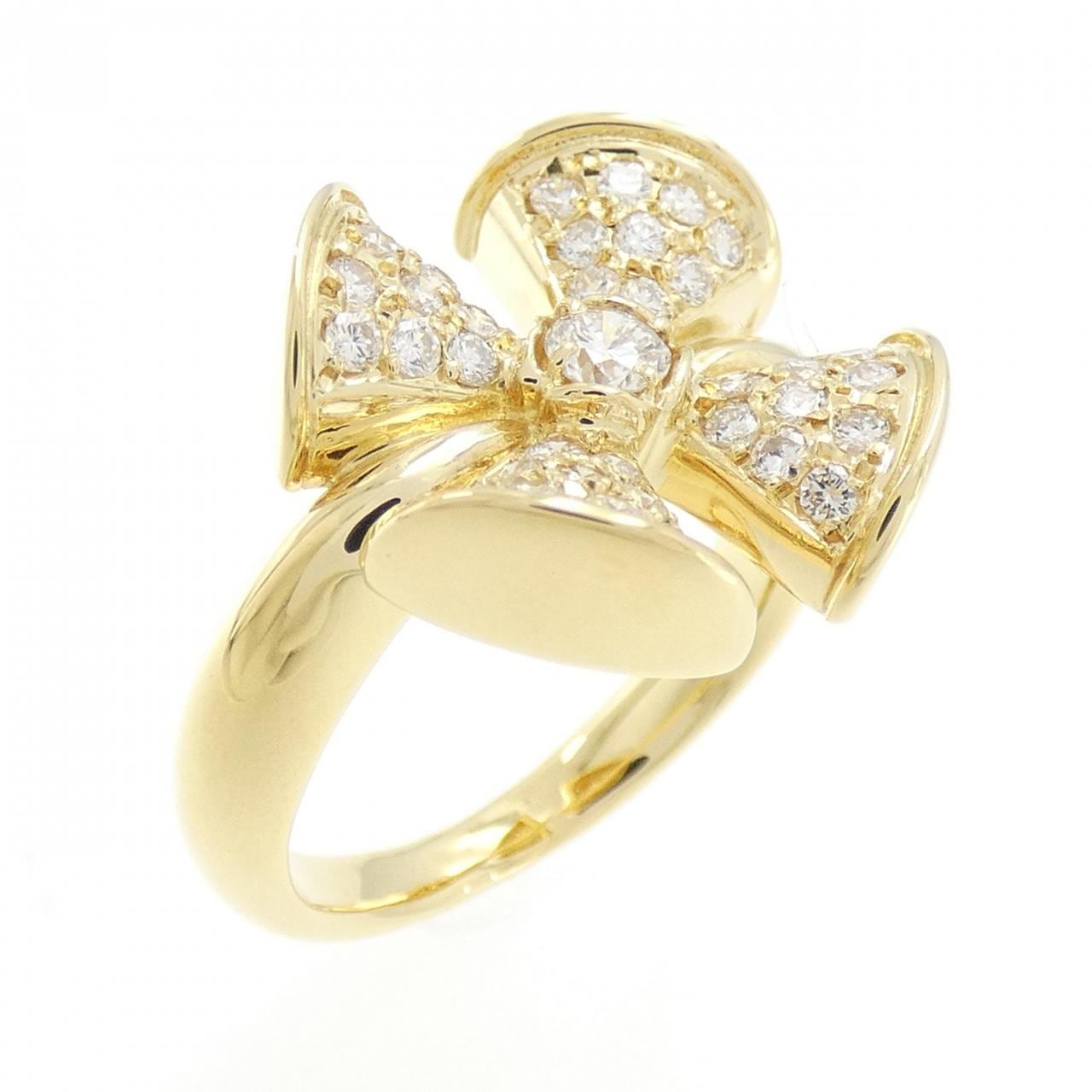 K18YG ダイヤモンド リング 0.47CT