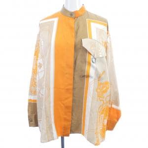 エルメス HERMES EX-LIBRIS 3E0607D7 ツイルレーヌ シャツ