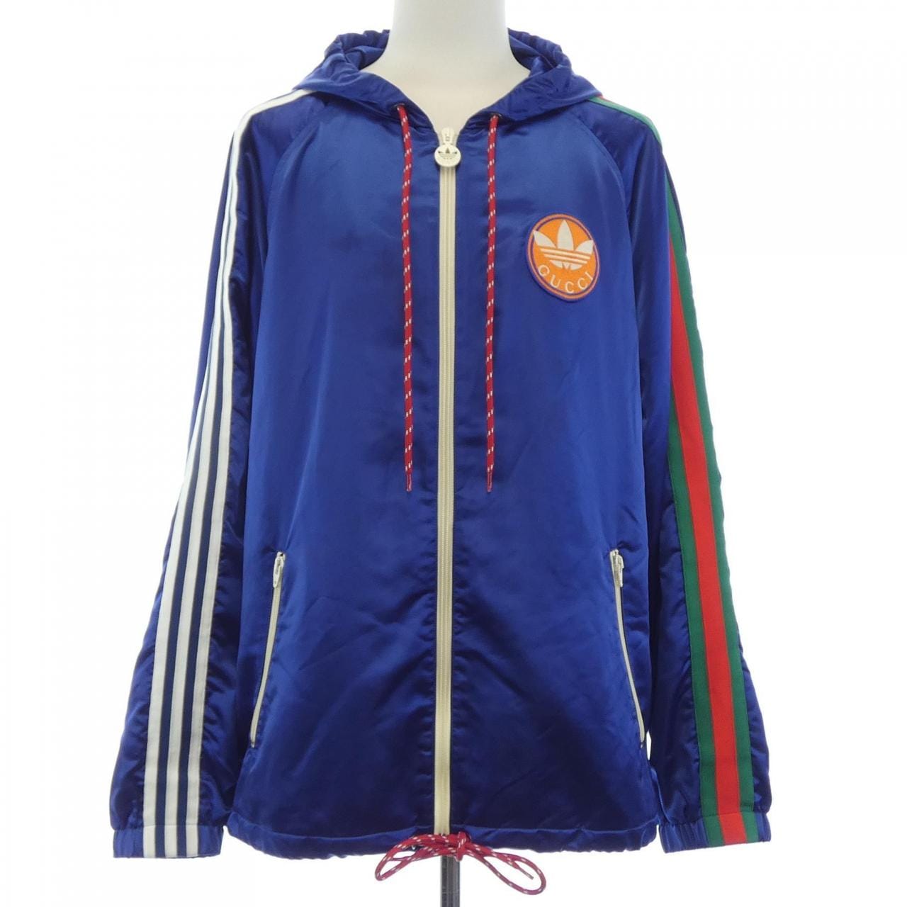 グッチ GUCCI ADIDAS サテンナイロンジャケット 691428 ZAJPI ブルゾン