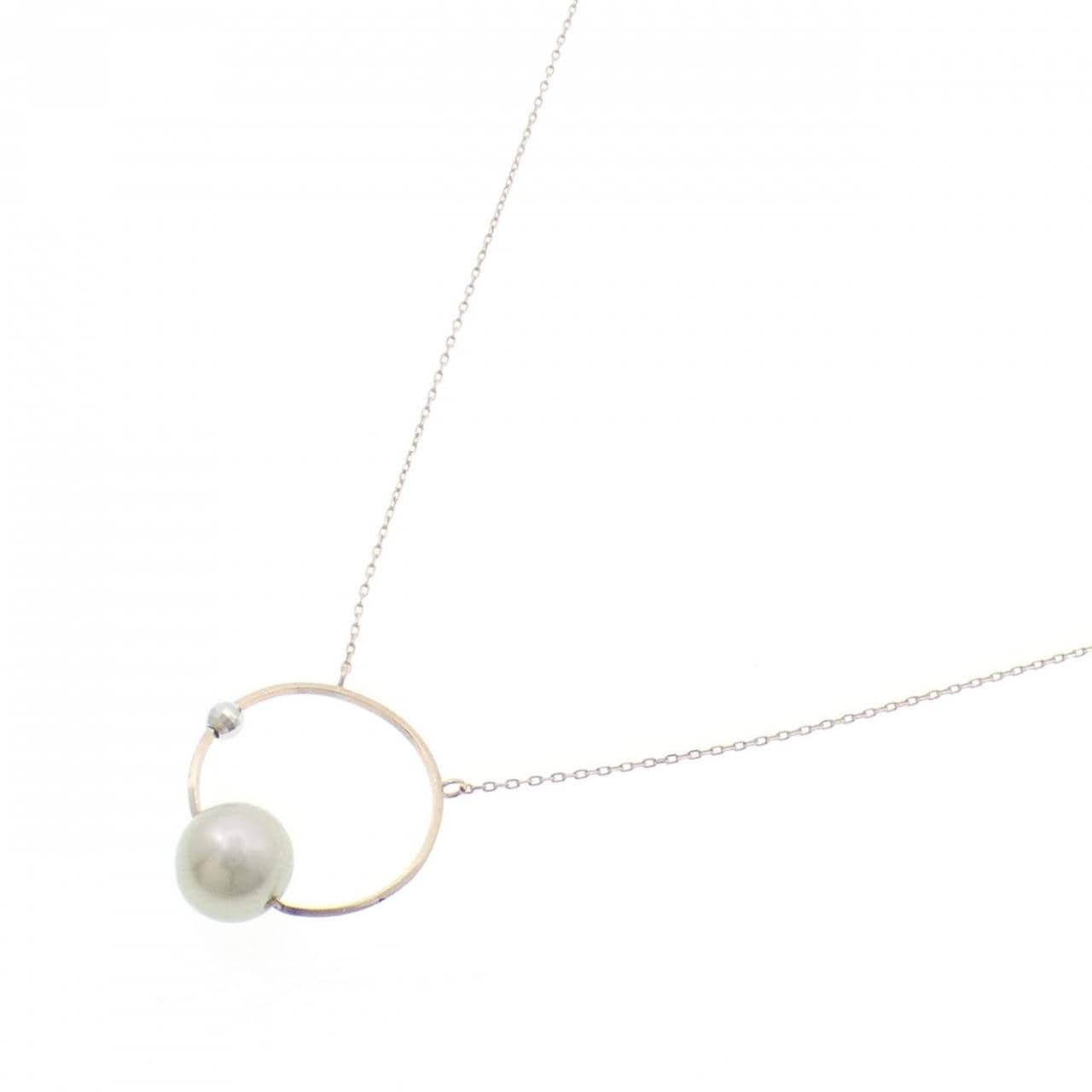 K10YG/K10WG アコヤパール ネックレス 7.0mm