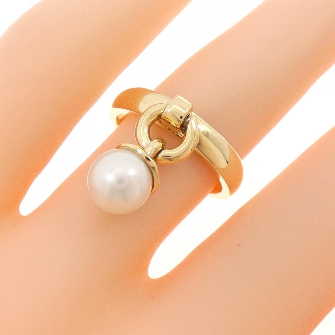 ティファニー アコヤパール リング 6.7mm