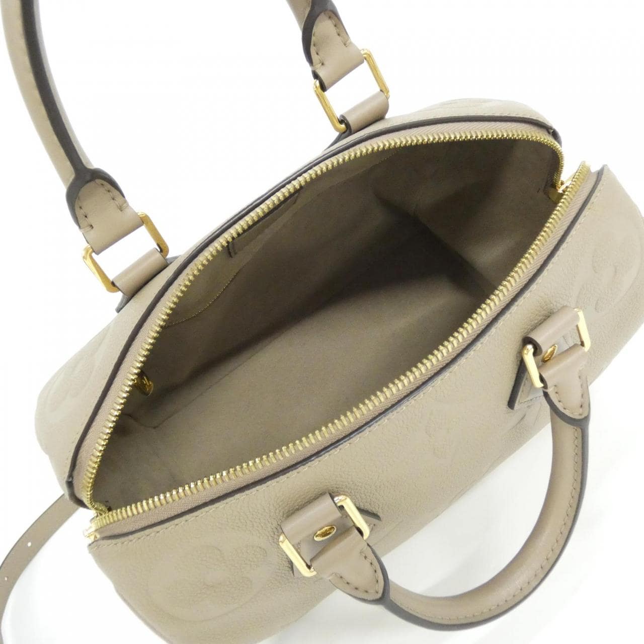 LOUIS VUITTON Monogram Empreinte Speedy Bandouliere 25cm M59273 Boston Bag