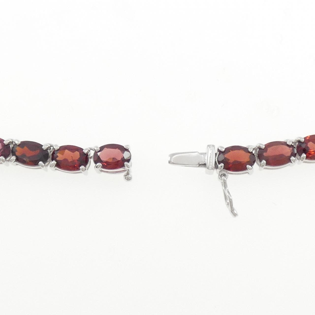 K18WG ガーネット ネックレス 36.00CT