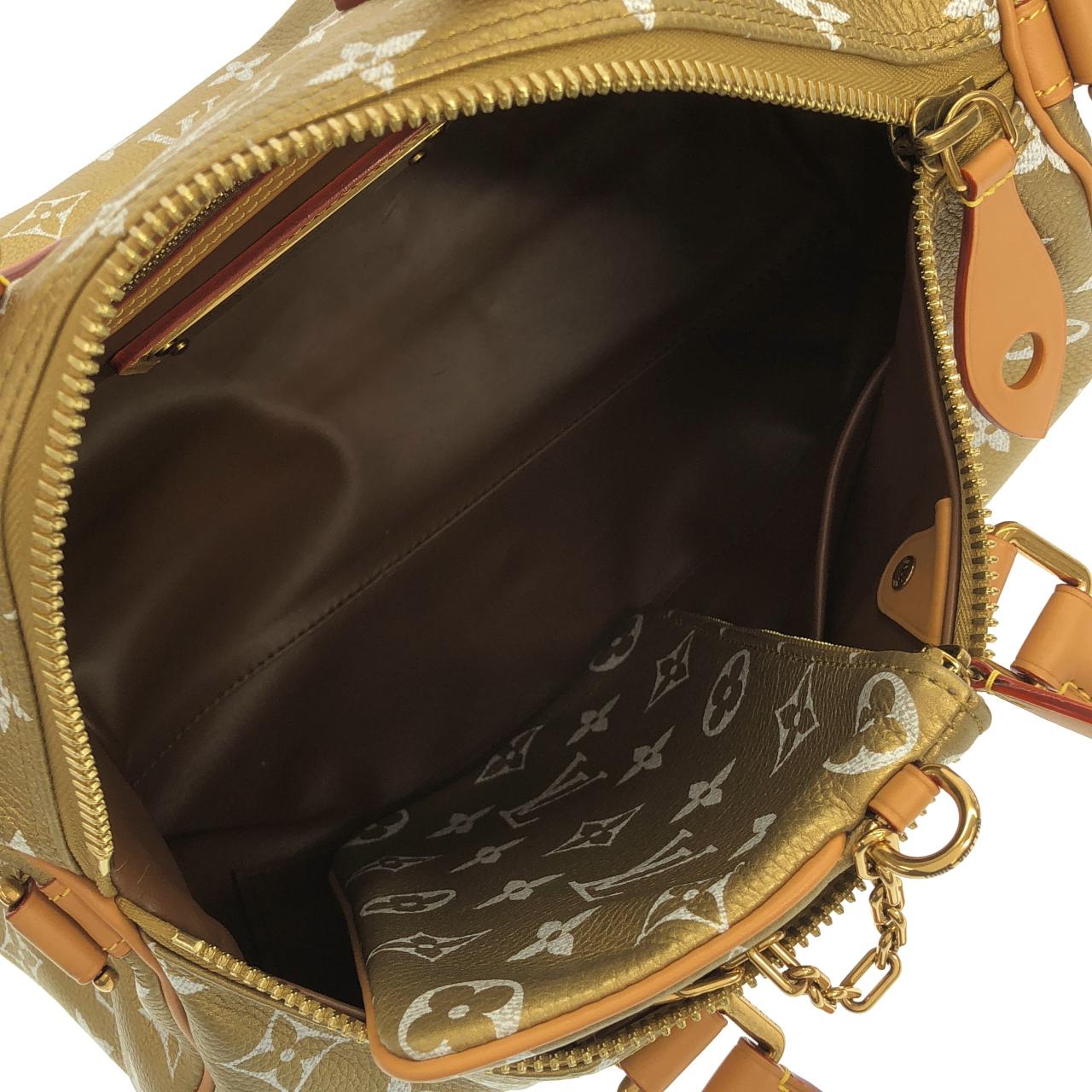 ルイヴィトン モノグラム レザー スピーディ バンドリエール 30cm M15283 ボストンバッグ