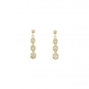K18YG ダイヤモンド ピアス 0.30CT