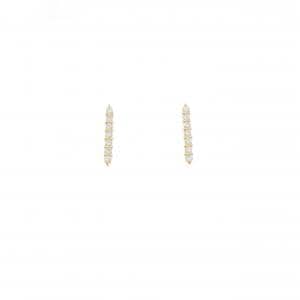 K18YG ダイヤモンド ピアス 0.14CT