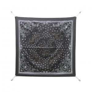 エルメス GUEPARDS BANDANA CARRE EMBROIDERED 90cm 594166S スカーフ