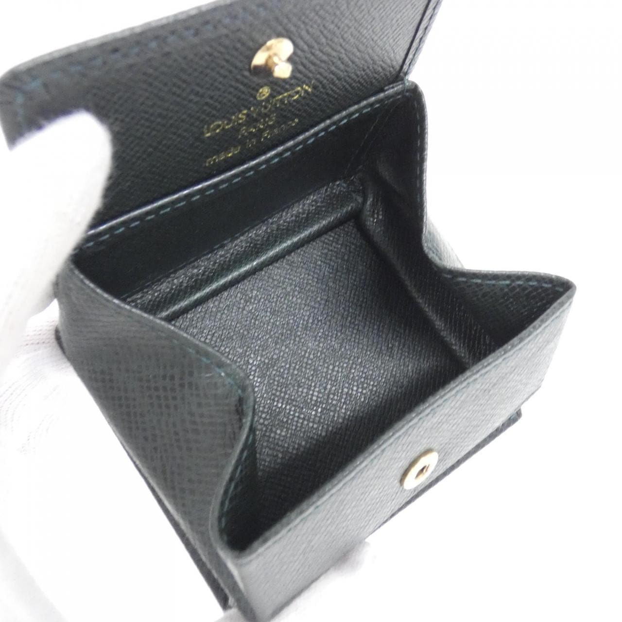 LOUIS VUITTON Taiga Porte Monnaie Boite M30384 INCASE