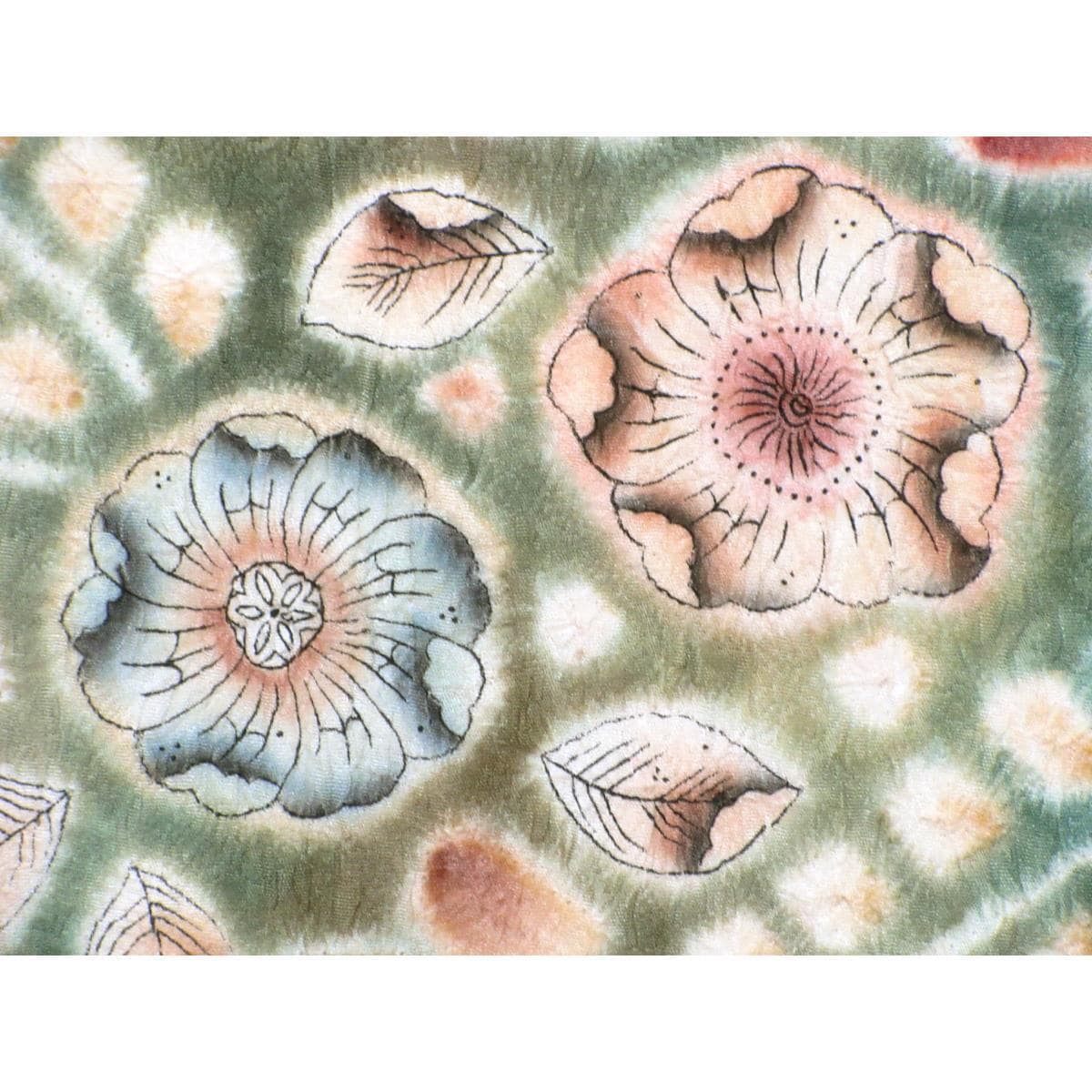 名古屋帯　染帯　ふくれ織　友禅加工絞り入