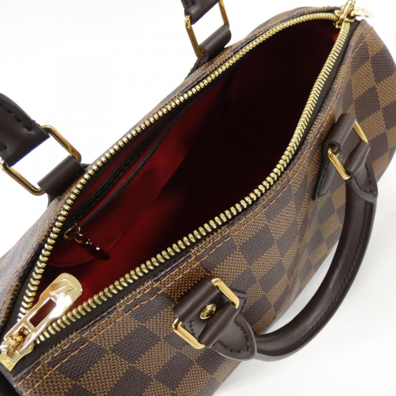 LOUIS VUITTON Damier Speedy Bandouliere 25cm N40575 Boston Bag