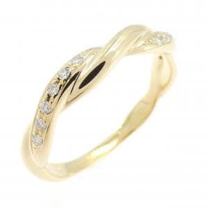 K18YG ダイヤモンド リング 0.07CT