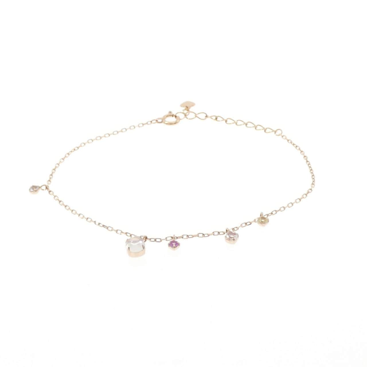 K10PG カラーストーン ブレスレット