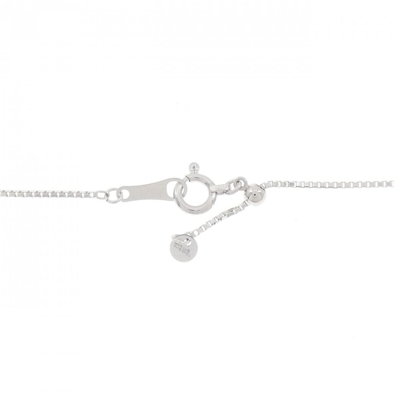K18WG 2WAY クロス×ハート ダイヤモンド ネックレス 0.20CT