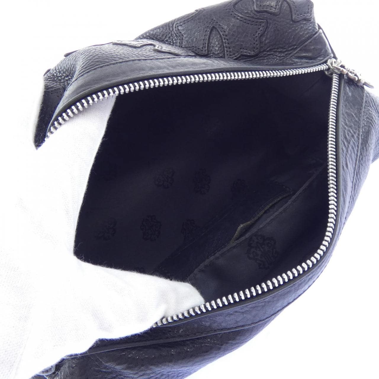 クロムハーツ CHROME HEARTS SHAVING SMALL CH CROSS CEMETERY BAG