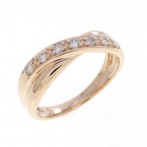 K18PG ダイヤモンド リング 0.14CT