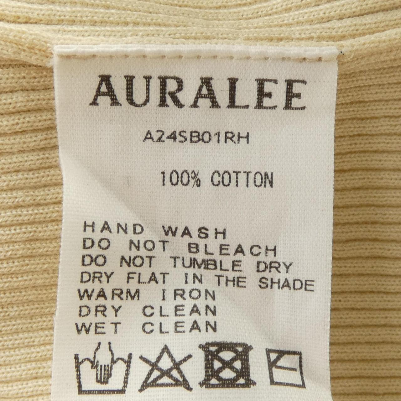 オーラリー AURALEE A24SB01RH RON HERMAN ニット