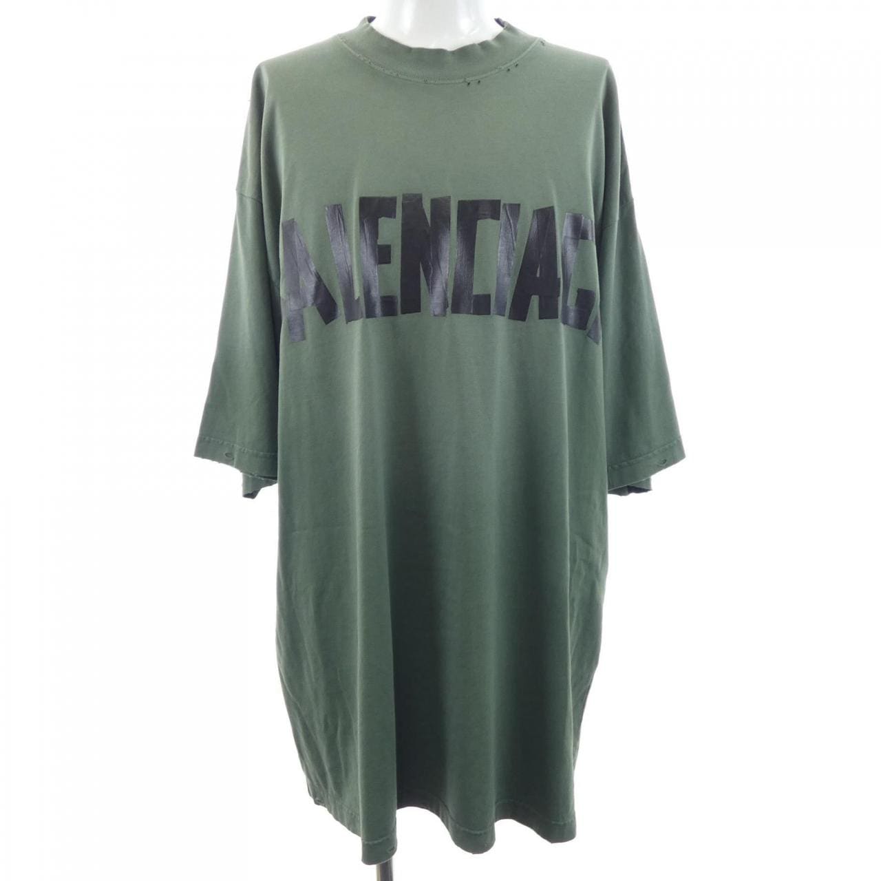 バレンシアガ BALENCIAGA New Tape Type Tシャツ ミディアムフィット 739784 TQVQ8 UNISEX Tシャツ