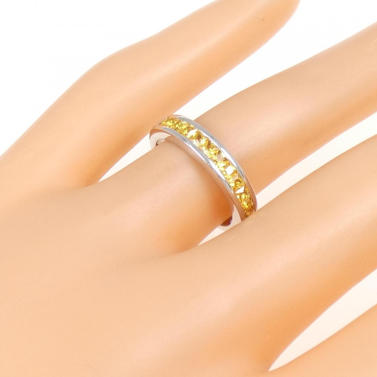 K18WG サファイヤ リング 0.79CT